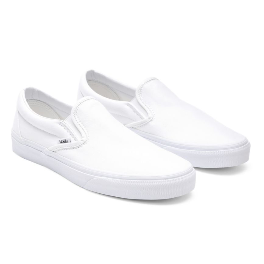 Vans Classic Slip-On Dam Vita - Vans Slip On Skor Butiker (EZJWM2507)